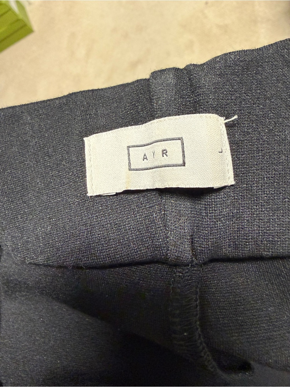 AYR Black Straight-Leg Trousers - BRAVA Pant - Picture 3 of 4